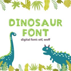 Dinosaur Cute Font