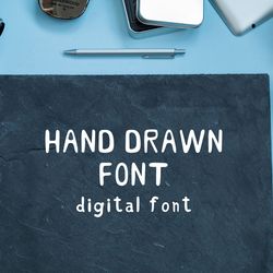 Hand Drawn Font