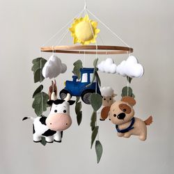 Farmhouse mobile Crib mobile Nursery decor
