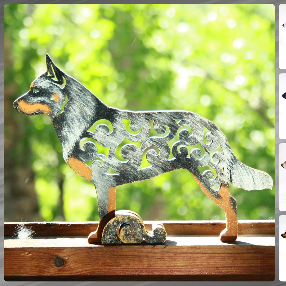 Figurine blue Australian Cattle Dog