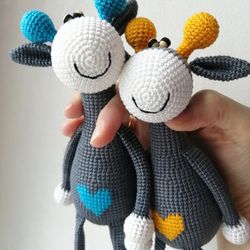 Plush toy Giraffe | Personalised crochet gift | Amigurumi Animals