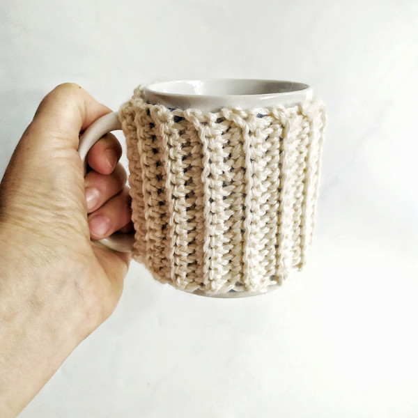 Crochet Mug Cover pattern pdf Crochet Mug Cover pdf digital file