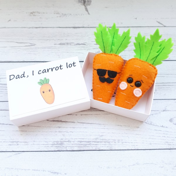 Carrot, Pocket hug, Funny cards, Cheer up gift, Vegan gift, | Inspire ...