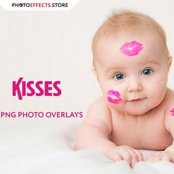 12 Kisses Photo Overlays