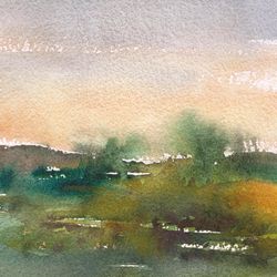 original watercolor painting | abstract watercolor art | minimal watercolor painting | small watercolor painting