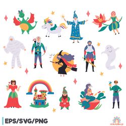 fairy tales characters clipart