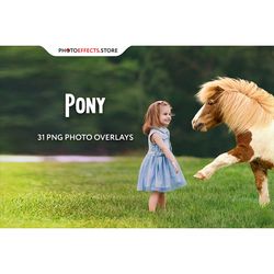 31 pony photo overlays