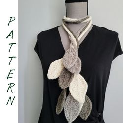 Crochet pattern scarf