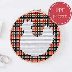 LP0163 Easter chiken cross stitch pattern for begginer - Eatser hen xstitch pattern in PDF format - Instant download