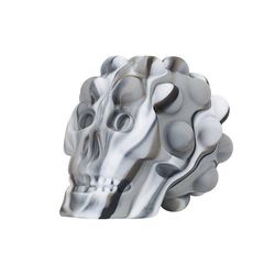 2Pcs Skull Theme Halloween Pop it Squeeze Ball Toy for Kids