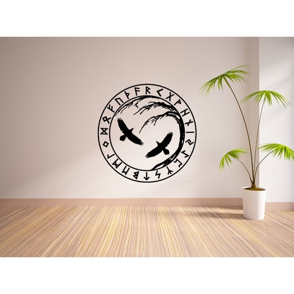 Inscriptions Ancient Vikings Runes Symbols Huginn And Muninn - Inspire ...