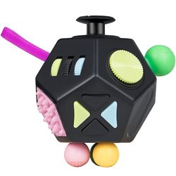 multifunctional fidget cube toy  dodecagon 12 sides