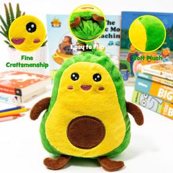 Soft Plush Reversible Toy Stuffed Avocado