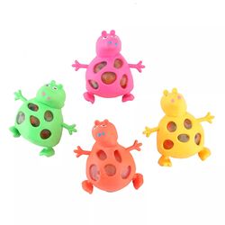 4Pcs Water Beads Filled Pig Squishy Squeeze Toys