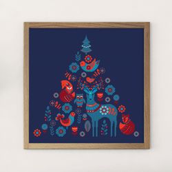 Christmas Tree cross stitch pattern