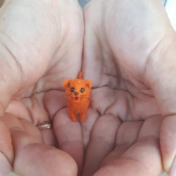 digital tutorial felted cat miniature, kitten pattern, cat miniature tutorial, diy felted cat pdf, dollhouse cat pattern
