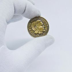 Skyrim Coin / Elder Scrolls Inspired Skyrim / imperial Septim / Brass Septim coin / Tiber Septim