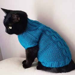 Cat jumper Cat sweater Clothes for pets Cats clothes Pet outfit Pet clothes for cats Knitwear for cats Kitten clothes