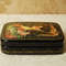 golden hand-painted lacquer box