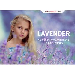 30 Lavender Photo Overlays