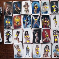 Playing cards,Illustrations Carlos Diez, pin up,erotic pictures,Poker,Deck 54 Cards,girls in stockings,sexy ladies