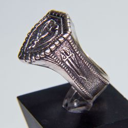 Nero ring / Shield ring / Wing sword / Rose ring / Armour ring / Devil may cry jewelry / Dark Fantasy Cosplay jewelry