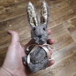 collectable teddy bear viscose teddy artist animal toy gift from russia rabbit