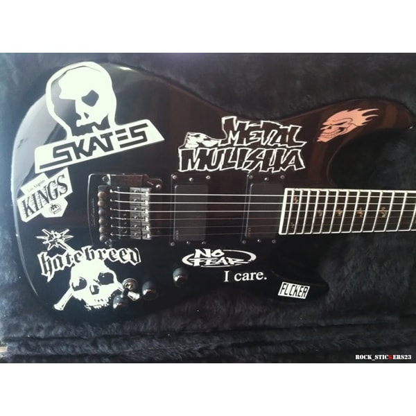 Hanneman Sticker Jeff Hanneman Guitar Stickers