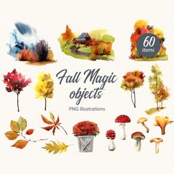 FALL MAGIC OBJECTS 60 items