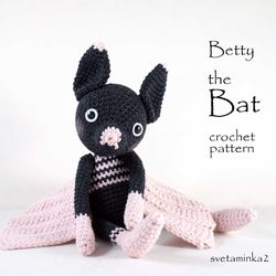 Crochet Bat Pattern Amigurumi Bat Pattern Halloween Crochet