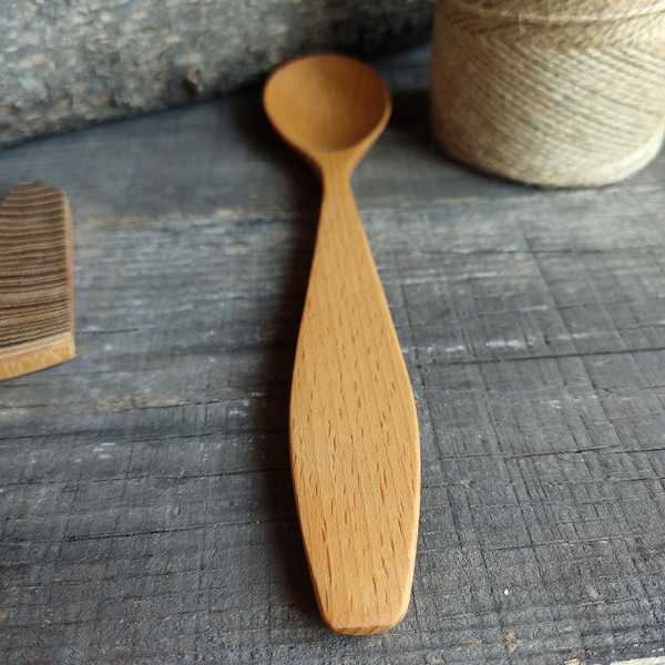 Handmade wooden spoon from beech wood - 07