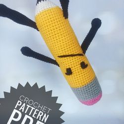 Pencil crochet toys PATTERN, PDF, Pencil IDFB Battle for BFDI