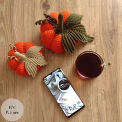 pumpkin crochet pattern in 2 sizes, witch hat, halloween gift, thanksgiving pattern, fall pumpkin decor, crochet food