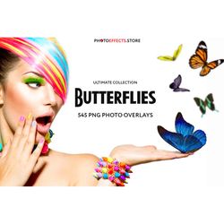545 Butterflies Photo Overlays