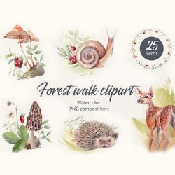 FOREST WALK CLIPART