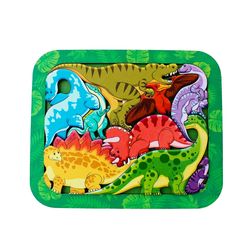 Wooden dinosaur toy, Montessori toys for Toddler Age 2 3 4 5 year, Wood Puzzle, preschool fidget toy for Baby Gift