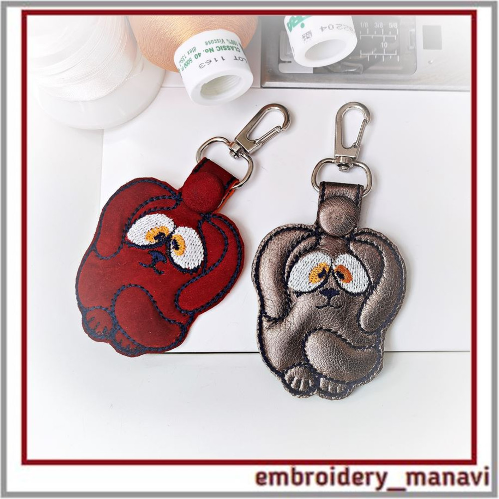 In-the-hoop-embroidery-design-Keychain-Hare
