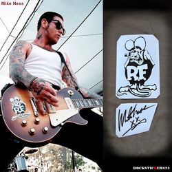 Mike Ness guitar stickers Rat Fink vinyl Hot Rod Social Distortion