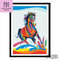 Rainbow horse cross stitch pattern PDF, animals in pop art style.JPG