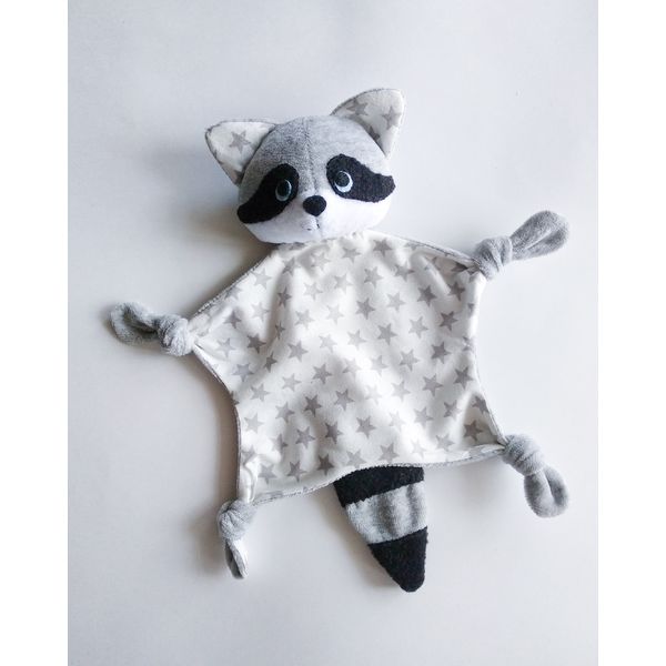 Raccoon lovey sewing pattern