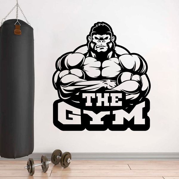 The Gym Gorilla Bodybuilder Crossfit Popular Sticker