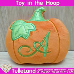Toy in The Hoop Halloween Pumpkin Machine embroidery design Pumpkin Toy in the Hoop Machine embroidery design