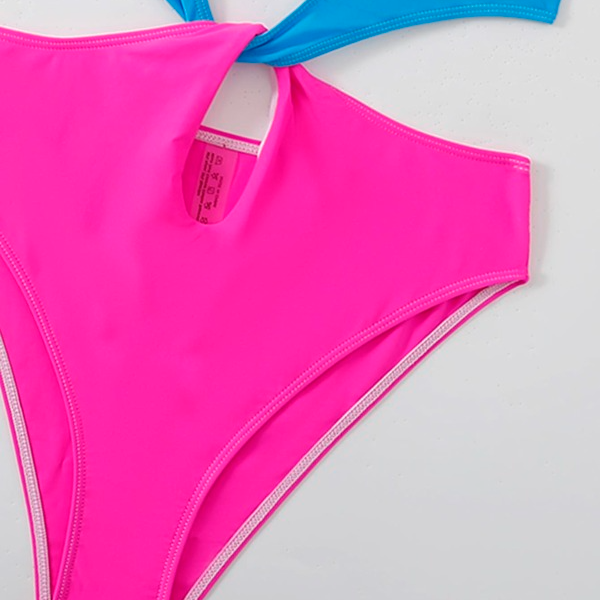 Colorblock Cut Out Criss Cross Underwire One Piece Swimsuit Beachwear Swimwear Beach Sea Summer bathing suits (4).jpg