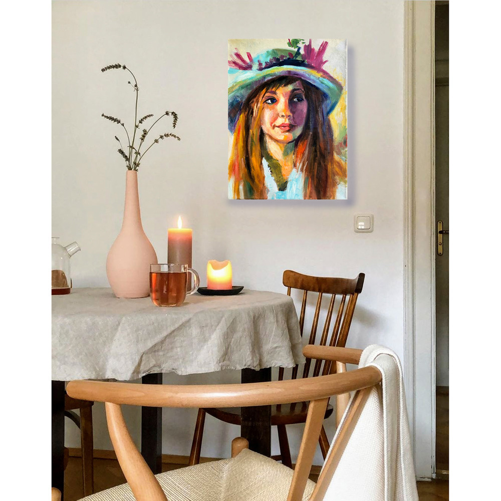 girl painting