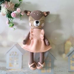 Crochet deer toy.handmade deer toy