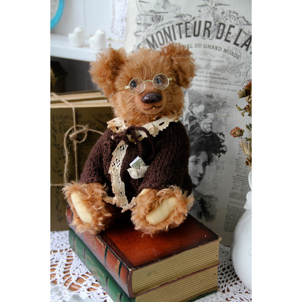 IMG_5636 Handmade-Artist-Collectible-Teddy-Bear-OOAK-Vintage-Victorian-Style-toy-Stuffed-Antique.jpg