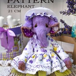 sewing pattern set ,teddy elephant, teddy bear , teddy rabbit , teddy bear sewing pattern ,stuffed stuffed rabbit