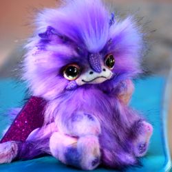 On order! Dragon Yoko fantasy creature toy, dragonborn, creation doll, animal doll, fantasy beast, furry art, furry doll