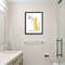 Orange White Cat Print Cat Decor Cat Art Home Wall-29.jpg