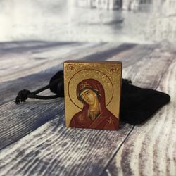 Virgin Mary | Orthodox icon for travellers | Orthodox icon | Mother of God | Theotokos | Holy Icon | Hand-painted icon